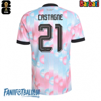 Belgia Timothy Castagne #21 Tricou Fotbal Replică Mondial 2026 Barbati Deplasare